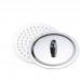 DUCHA REDONDA CROMADA EM ACO INOX